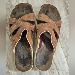 Columbia Brown Tan Women's Sandals
